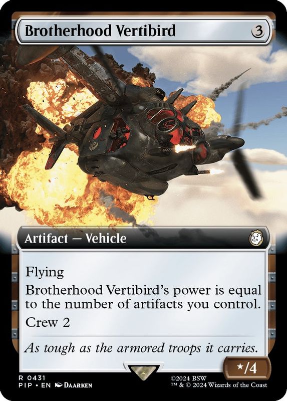 Brotherhood Vertibird (Extended Art) - 431 - Rare