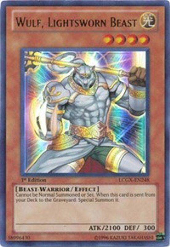 Wulf, Lightsworn Beast - LCGX-EN248 - Ultra Rare