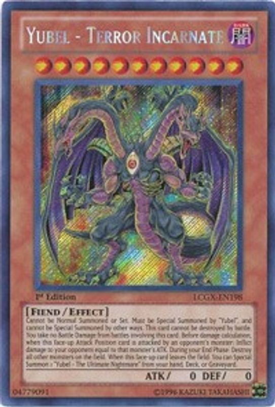 Yubel - Terror Incarnate - LCGX-EN198 - Secret Rare