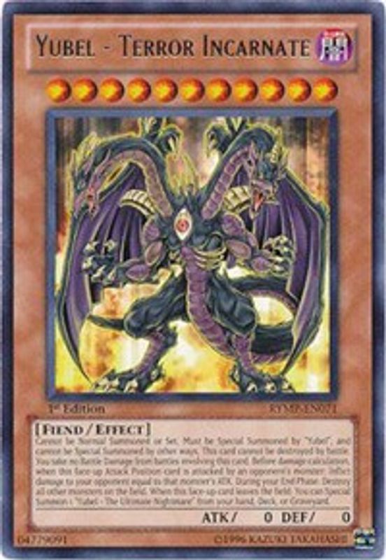 Yubel - Terror Incarnate - RYMP-EN071 - Rare