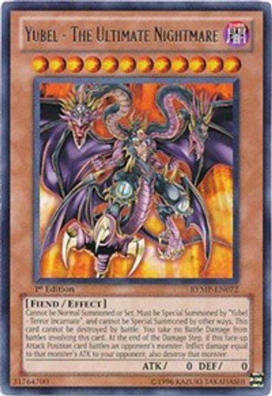 Yubel - The Ultimate Nightmare - RYMP-EN072 - Rare