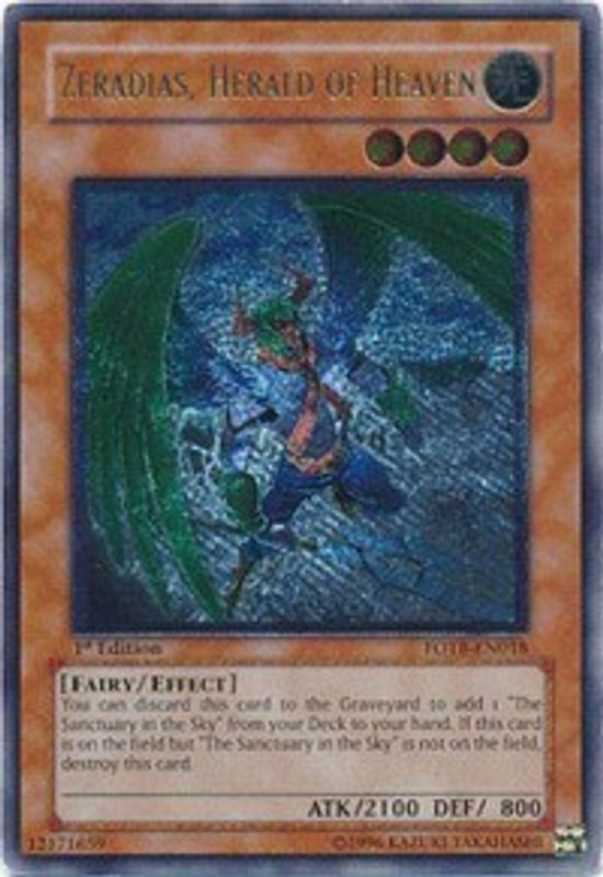 Zeradias, Herald of Heaven (UTR) - FOTB-EN018 - Ultimate Rare