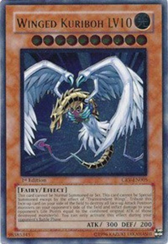 Winged Kuriboh LV10 (UTR) - CRV-EN005 - Ultimate Rare