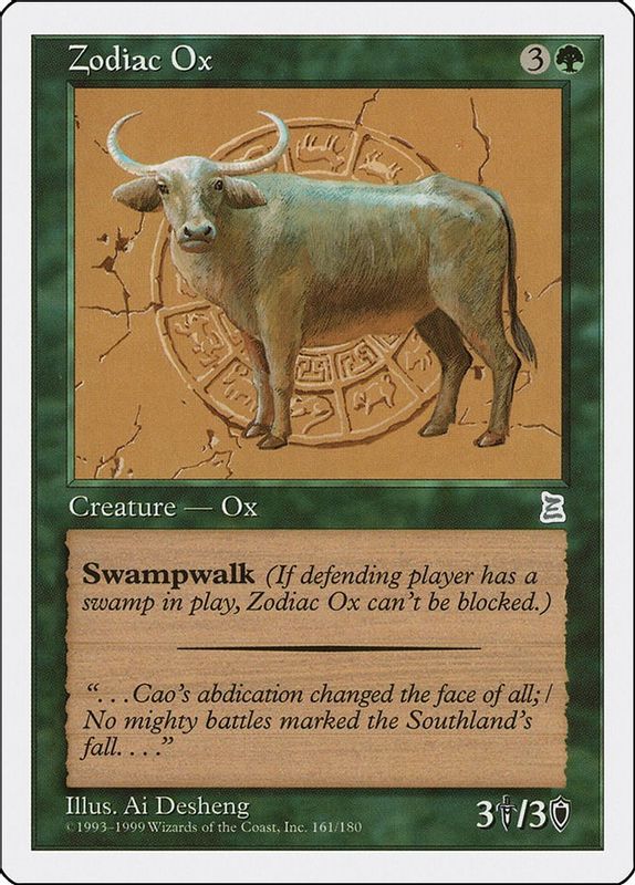 Zodiac Ox - Uncommon