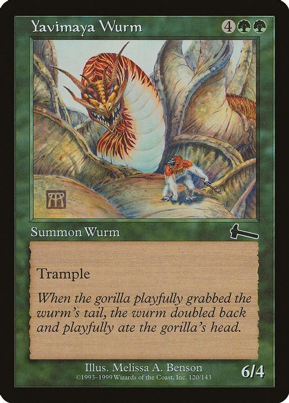 Yavimaya Wurm - Common