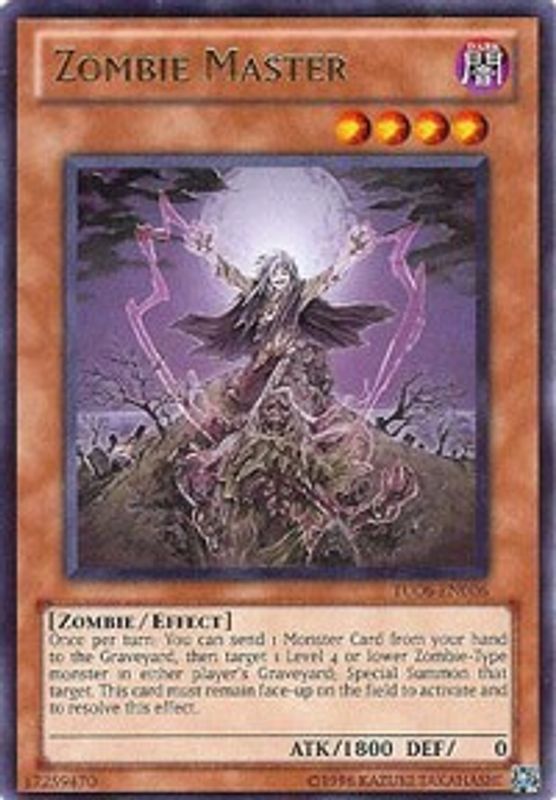 Zombie Master - TU06-EN006 - Rare