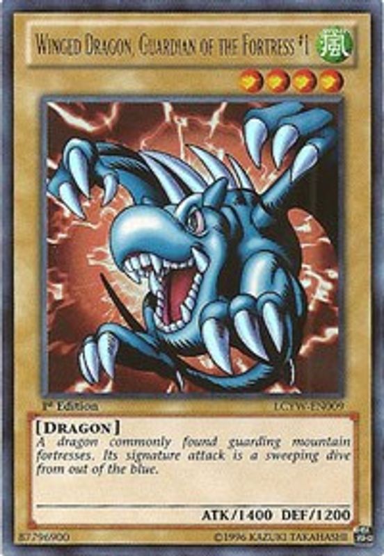 Winged Dragon, Guardian of the Fortress #1 - LCYW-EN009 - Ultra Rare