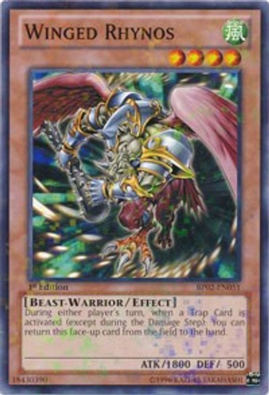 Winged Rhynos (Mosaic Rare) - BP02-EN051 - Mosaic Rare