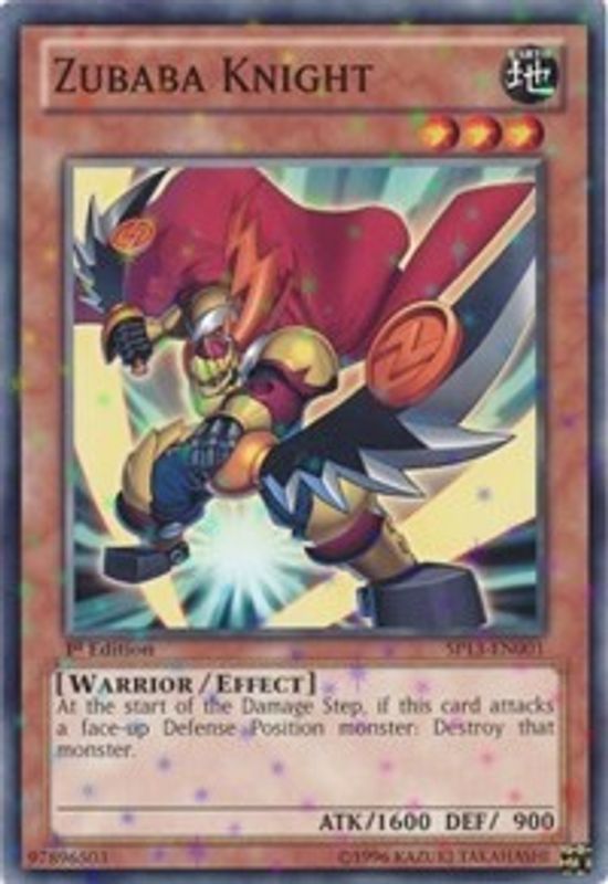 Zubaba Knight (Starfoil) - SP13-EN001 - Starfoil Rare