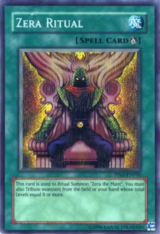 Zera Ritual (Secret Rare) - PP01-EN010 - Secret Rare