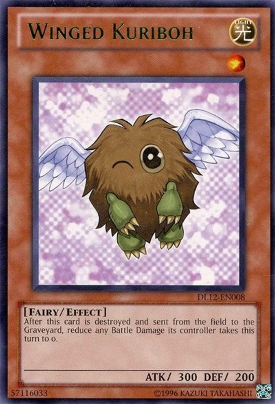 Winged Kuriboh (Green) - DL12-EN008 - Rare