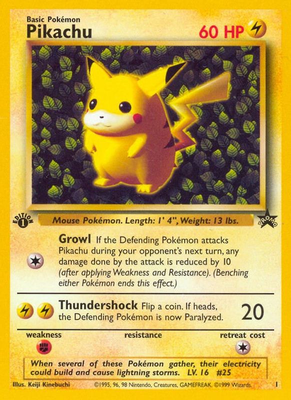 Pikachu (1) (Misprint) - 01/53 - Promo