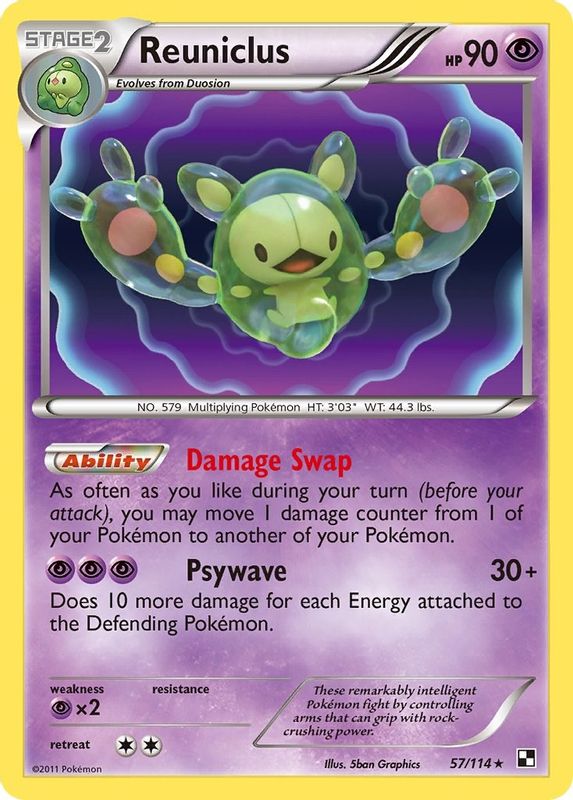 Reuniclus - 57/114 - Holo Rare