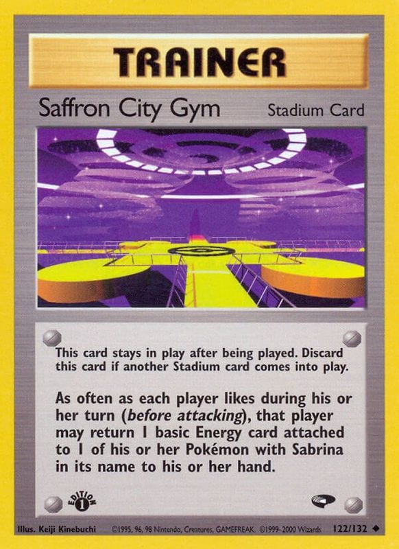 Saffron City Gym - 122/132 - Uncommon