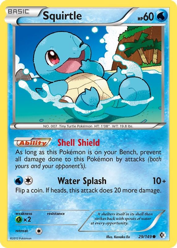 Squirtle - 29/149 - Common