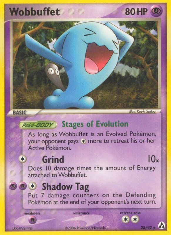 Wobbuffet - 28/92 - Rare