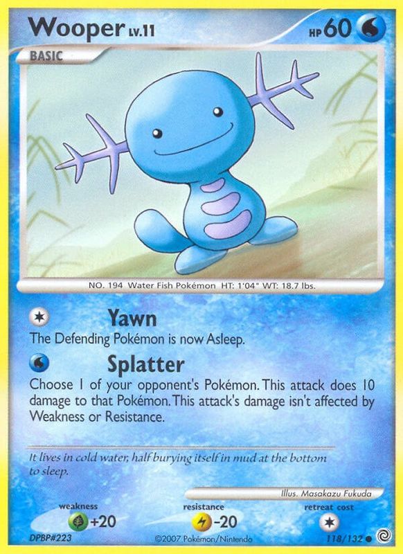 Wooper - 118/132 - Common