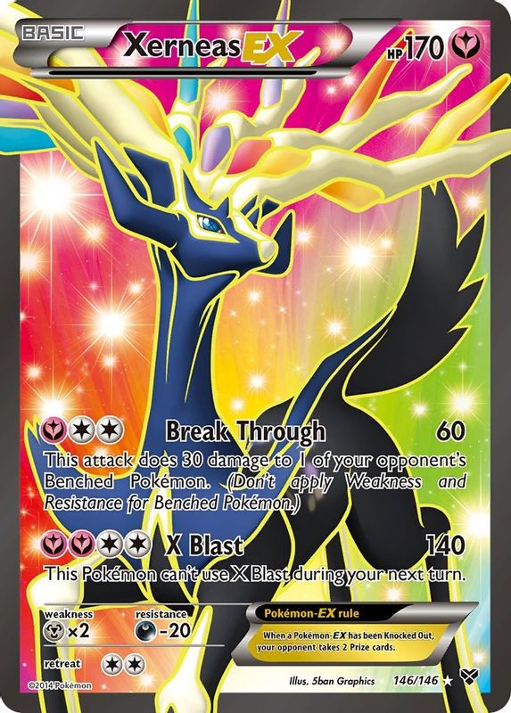 Xerneas EX (146 Full Art) - 146/146 - Ultra Rare