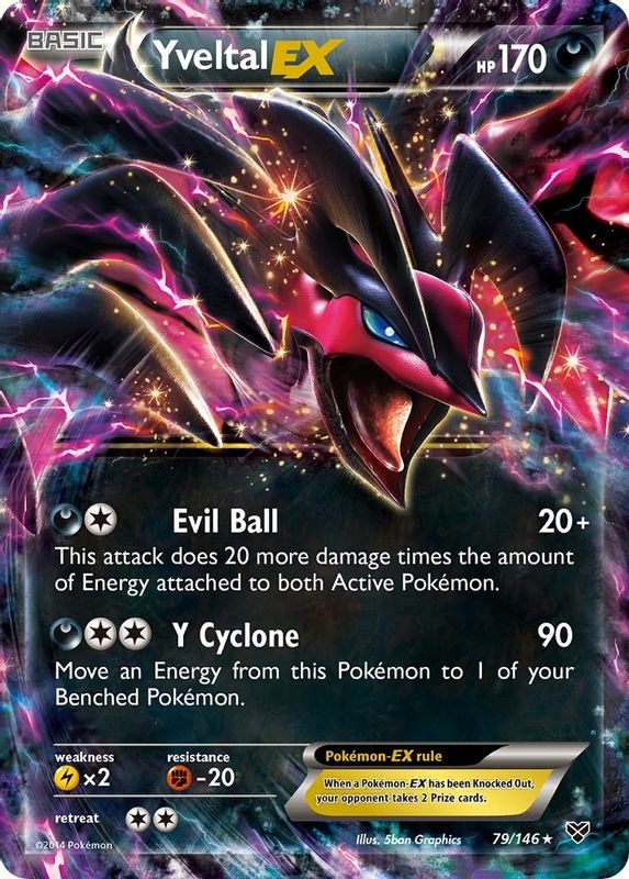 Yveltal EX - 79/146 - Ultra Rare