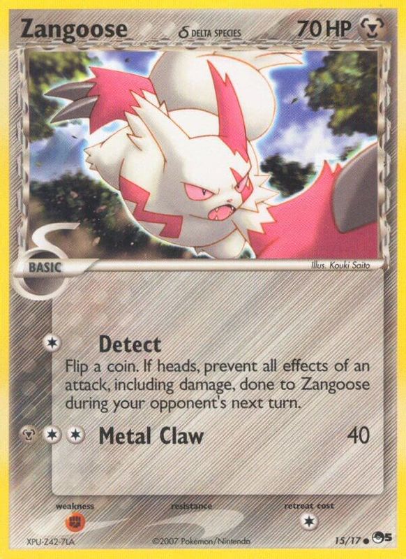 Zangoose (Delta Species) - 015/017 - Common