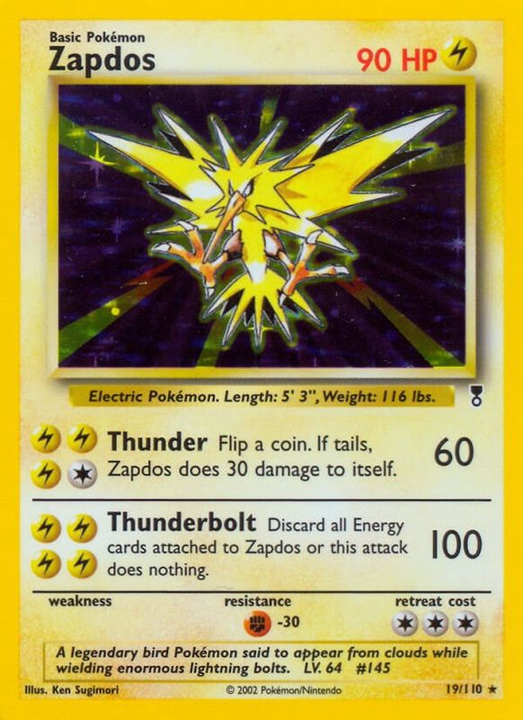 Zapdos - 019/110 - Holo Rare