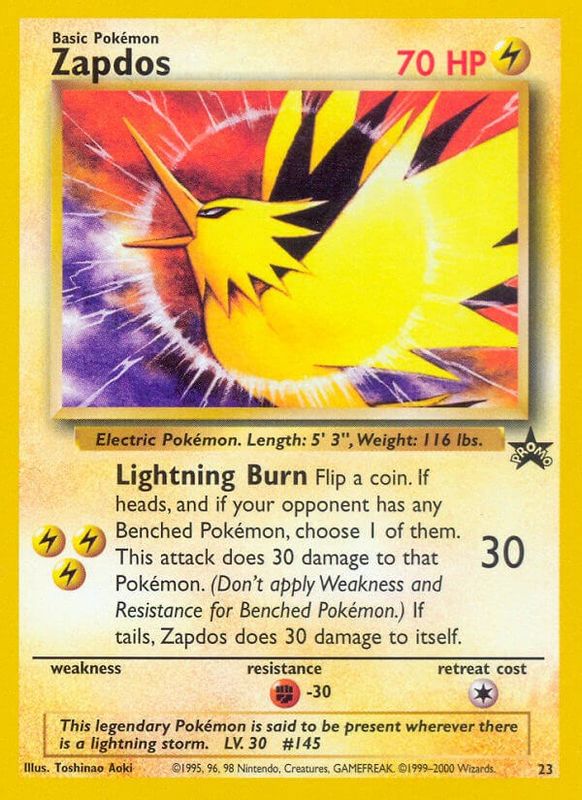 Zapdos - 23/53 - Promo