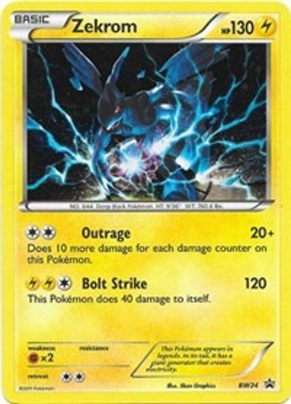 Zekrom - BW24 - BW24 - Promo