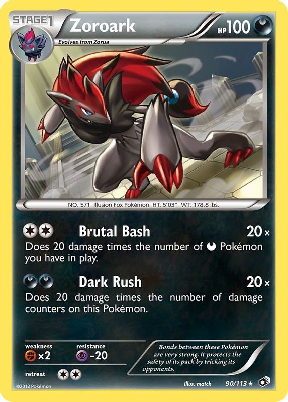 Zoroark - 90/113 - Holo Rare