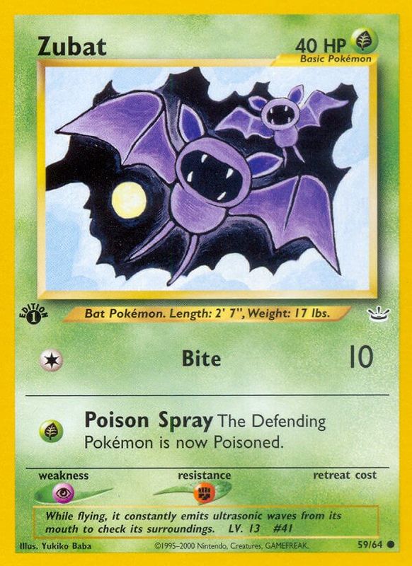 Zubat - 59/64 - Common