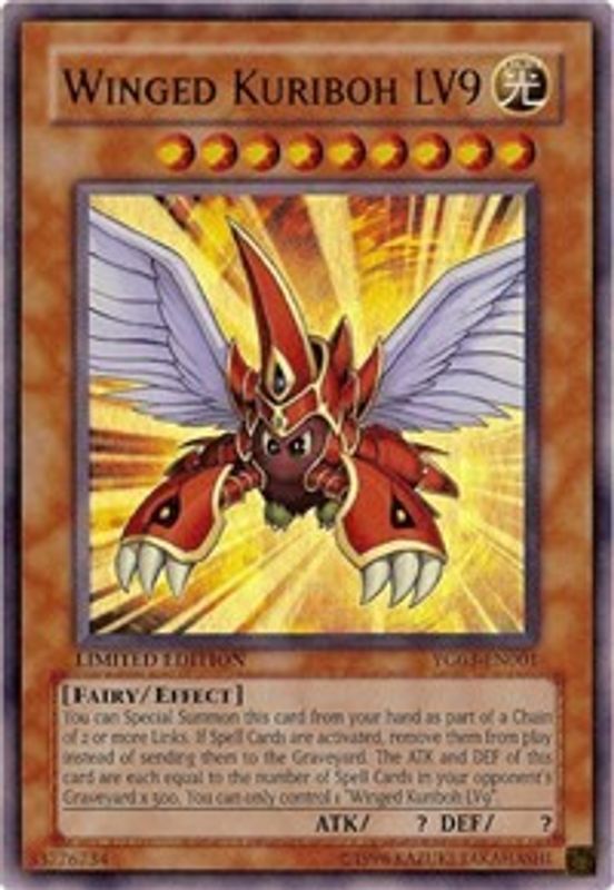 Winged Kuriboh LV9 - YG03-EN001 - Ultra Rare