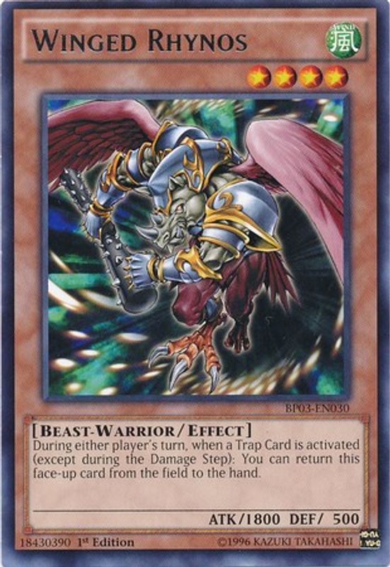 Winged Rhynos - BP03-EN030 - Rare