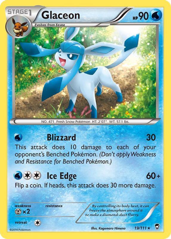 Glaceon - 19/111 - Rare