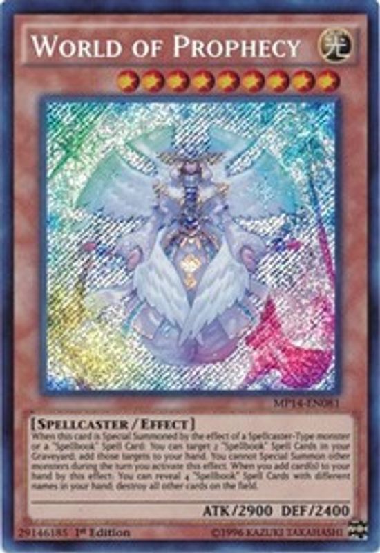 World of Prophecy - MP14-EN081 - Secret Rare