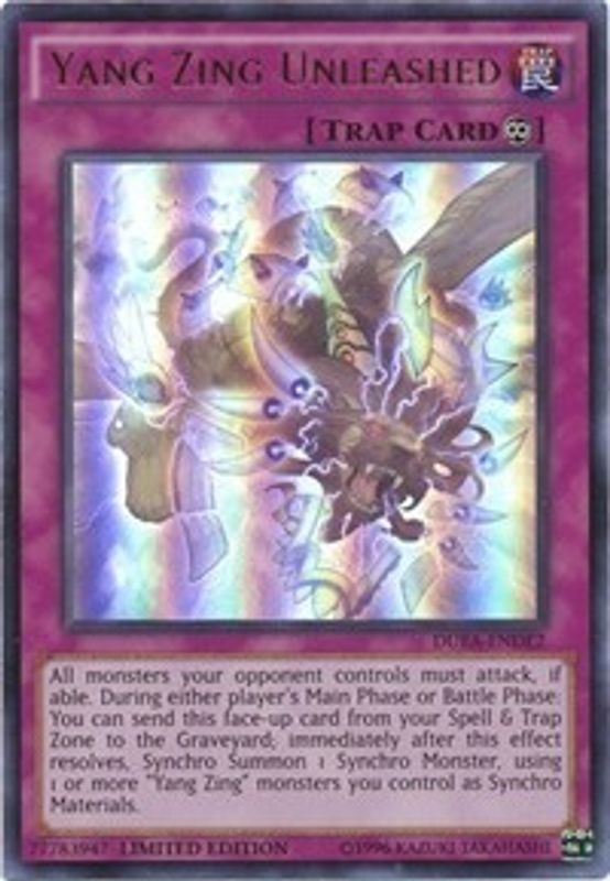 Yang Zing Unleashed - DUEA-ENDE2 - Ultra Rare