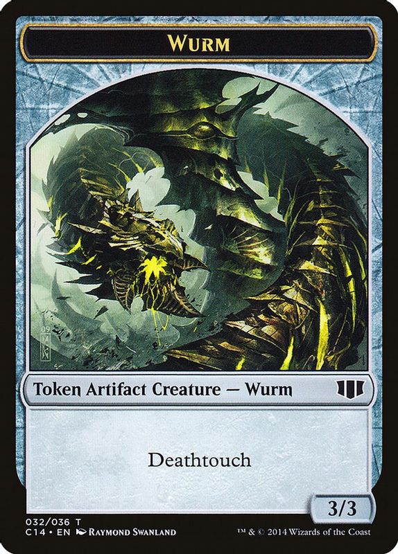 Wurm (Deathtouch) // Goat Double-sided Token - Token