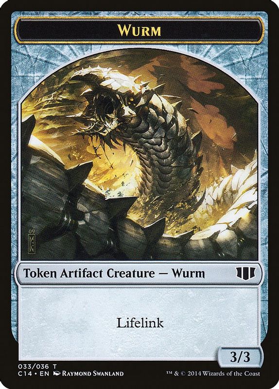 Wurm (Lifelink) // Goat Double-sided Token - Token