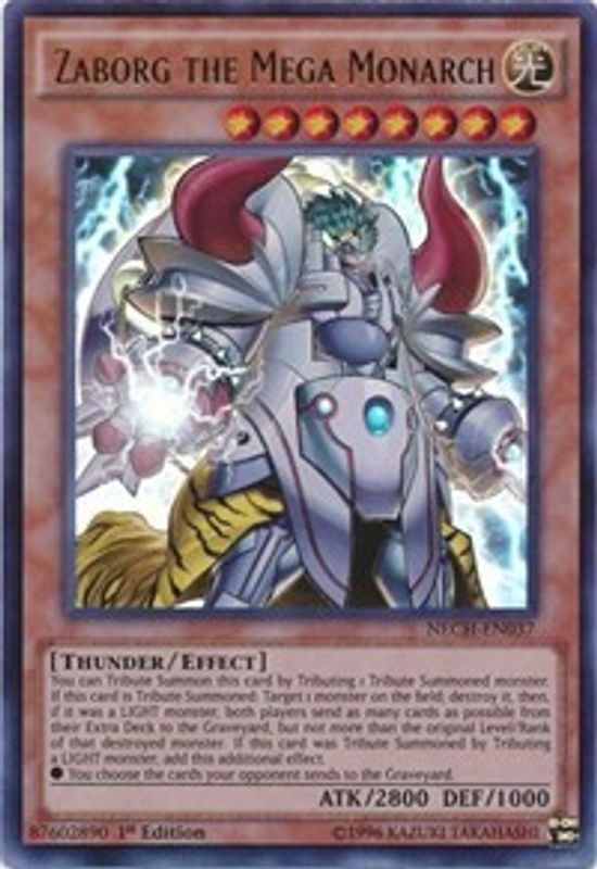 Zaborg the Mega Monarch - NECH-EN037 - Ultra Rare