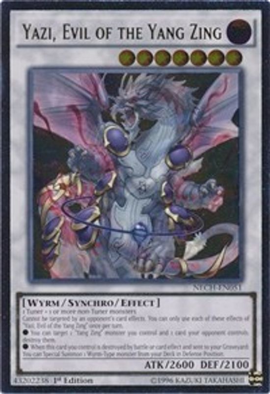 Yazi, Evil of the Yang Zing - NECH-EN051 - Ultimate Rare