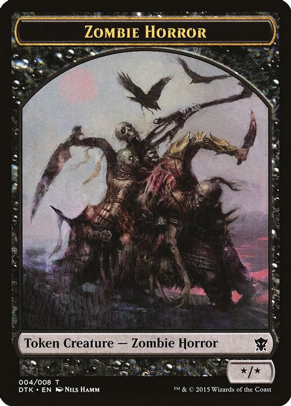 Zombie Horror Token - 4 - Token