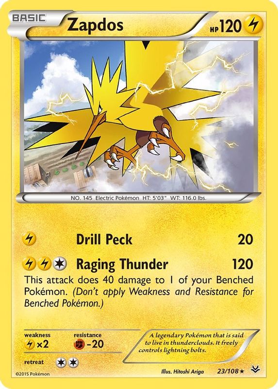 Zapdos - 23/108 - Rare