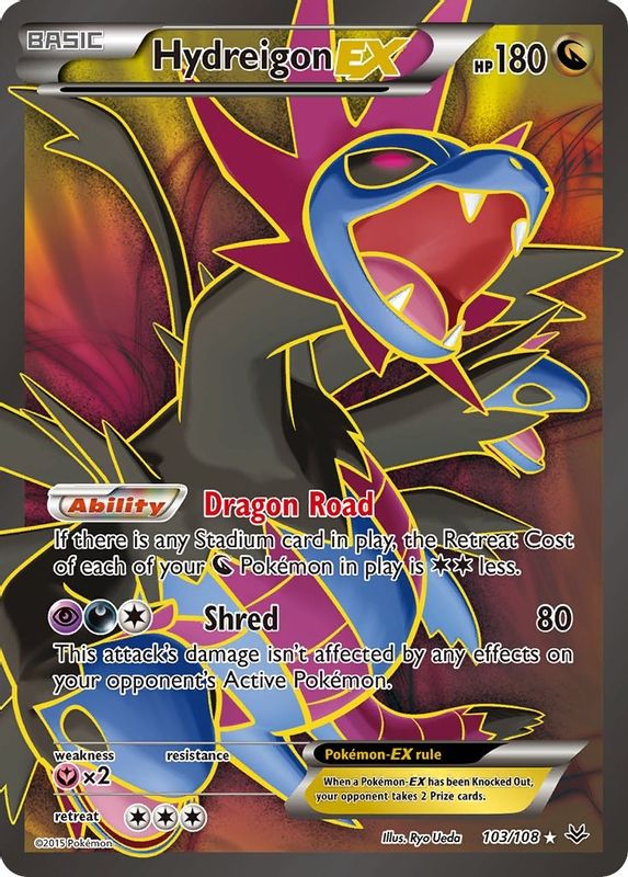 Hydreigon EX (103 Full Art) - 103/108 - Ultra Rare