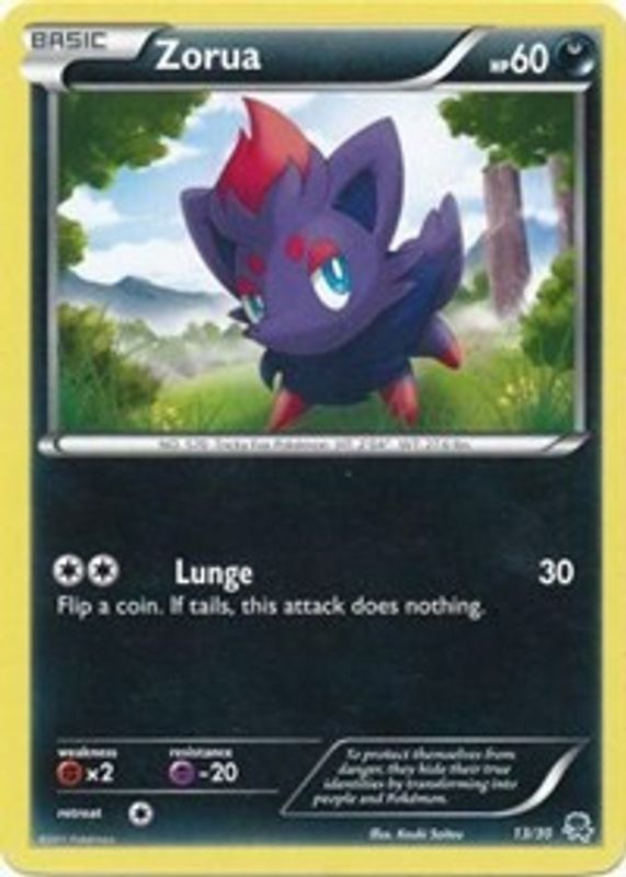 Zorua (#13) - 13/30 - Common