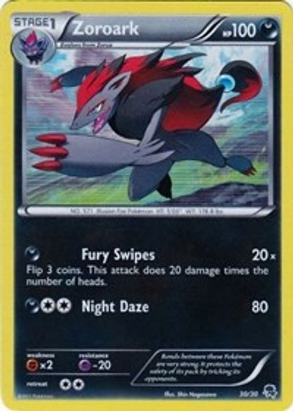 Zoroark (#17 Non-Holo) - 17/30 - Common