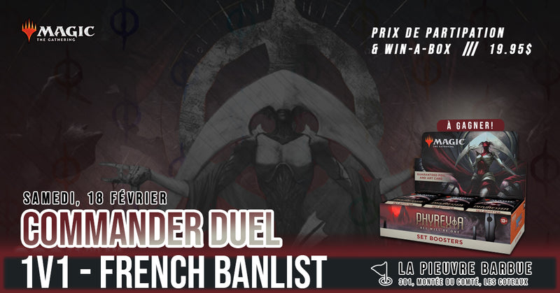 MTG - Tournoi Commander 1v1 (French Banlist)